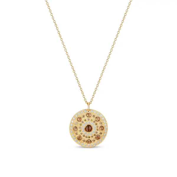 Talisman medal in yellow gold